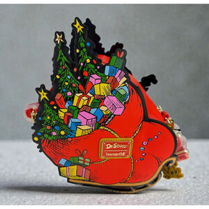 Loungefly How the Grinch Stole Christmas Max Sleigh Crossbody Bag Holiday NWOT